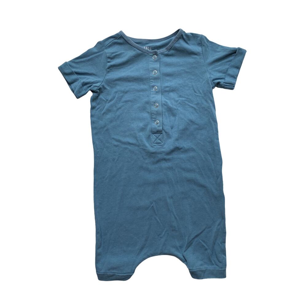 Rags Basic Blue Henley - Size 3/4 - Gently Used